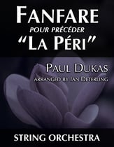 Fanfare pour predeceder La Peri Orchestra sheet music cover